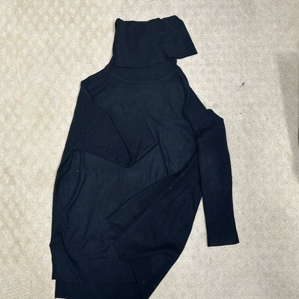 French connection black turtleneck sweater